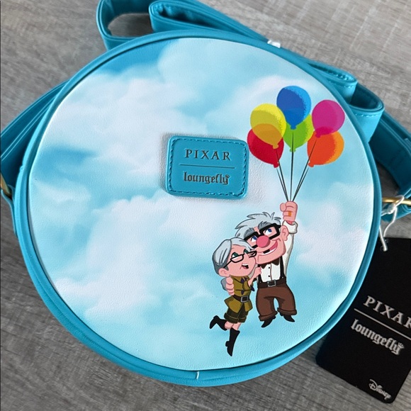 Pixar “UP” Colorful Pom-Pom Crossbody Bag - Picture 2 of 3